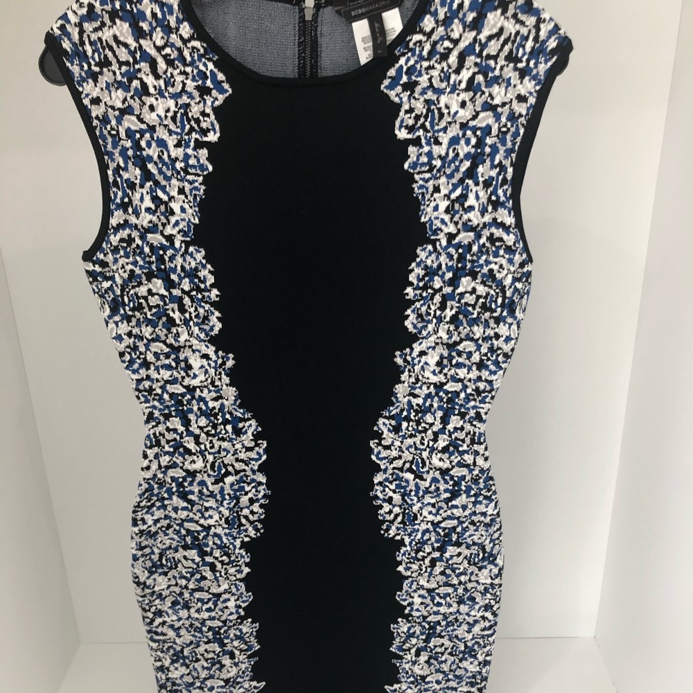 BCBG black bandage dress